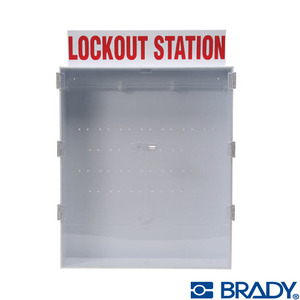 50996 장착형 잠금장치 스테이션 Large Enclosed Lockout Station 브래디 락아웃스테이션 산업용 LOTO Brady 브래디